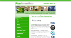 Desktop Screenshot of clean-innovations.com